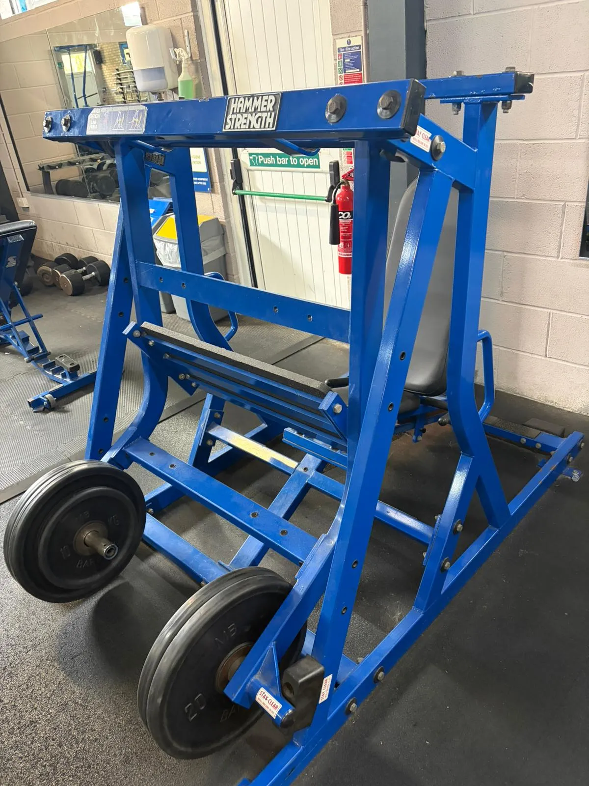 Seated Leg Press, Plate Loaded, item GI-0001